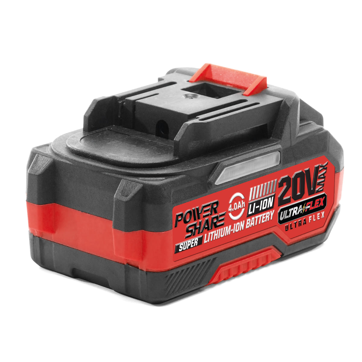 แบตเตอรี่ DELTON ULTRAFLEX สีแดง-ดำ 20V 4AH_2